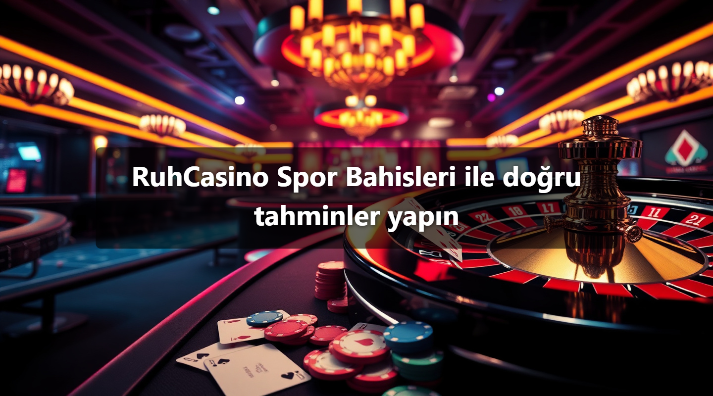 RuhCasino Spor Bahisleri ile doğru tahminler yapın